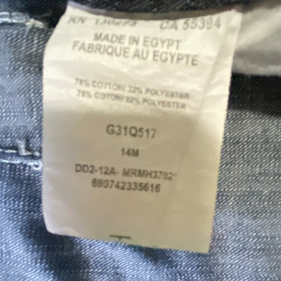 Riders By Lee Womens Denim Cargo Bermuda Vacation Casual Short- Sz- 14 - Picture 11 of 16